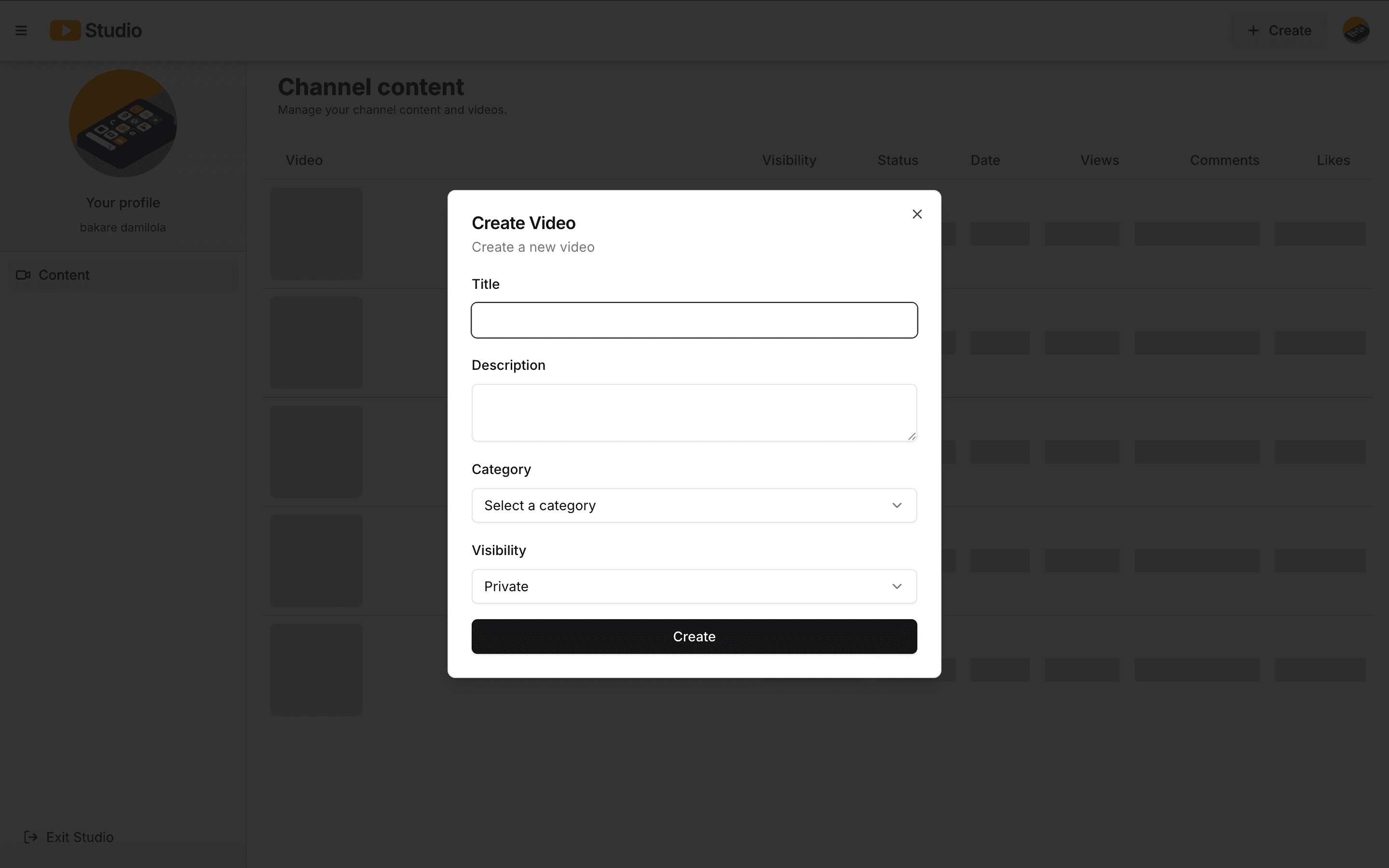 yt clone screenshot 3